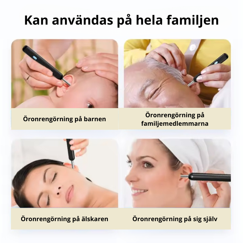 Smart öronrengörare - en ny standard för öronhygien, hemma hos dig